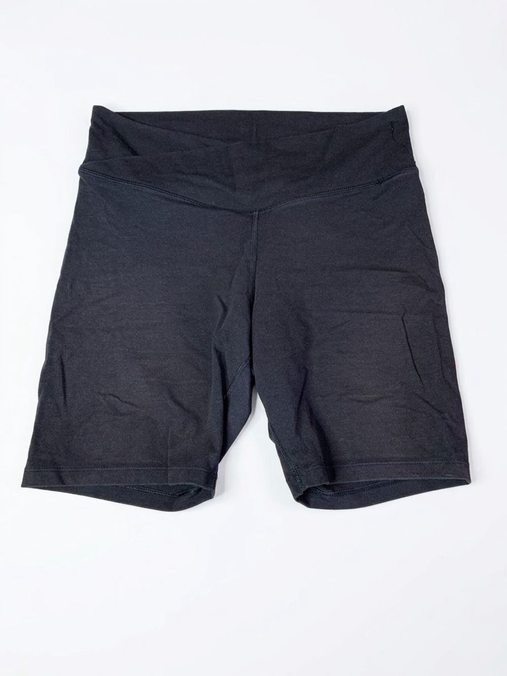OLD NAVY Active PowerChill Extra High Rise Bike Short Black Size Large